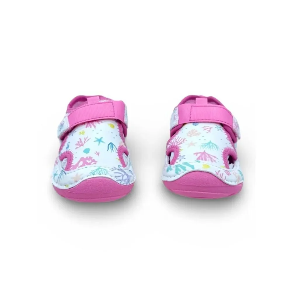 Stride Rite Soft Motion Splash Toddler Girls Sandals Size 4 Pink Water Shoes